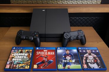 Playstation 4 oyun diskleri ile birlikde 500 gb