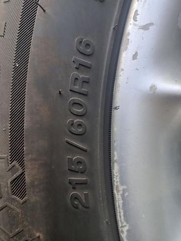 abs e39: Колеса в сборе 215 / 60 / R 16, Зима, Б/у, Комплект, Легковые, Литые, отверстий - 5 — 3