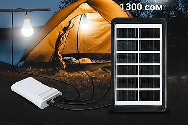 Другое для охоты и рыбалки: Солнечный LED прожектор с аккумулятором и USB-выходом - Мощный — 13