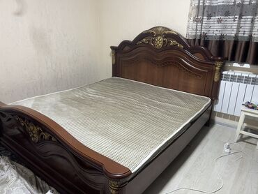 кровать низкая: Эки кишилик керебет, Матрасы бар, узуну - 2 см
