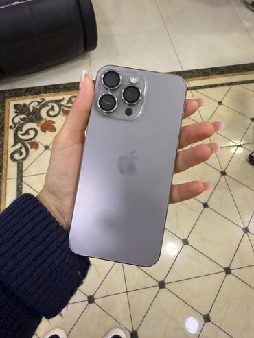 f5 pro qiymeti: IPhone 15 Pro Max, 256 GB, Natural Titanium, Barmaq izi, Simsiz şarj, Face ID