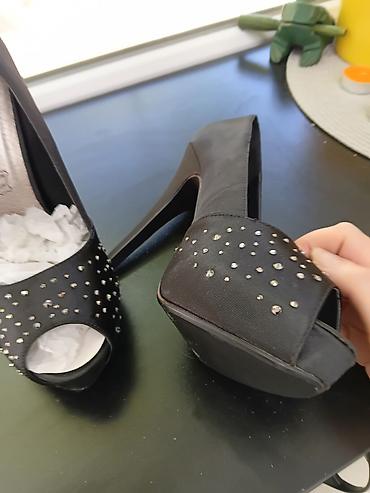 shoes: Elegantne ženske salonke Massin na visoku štiklu, otvorenih prstiju — 5