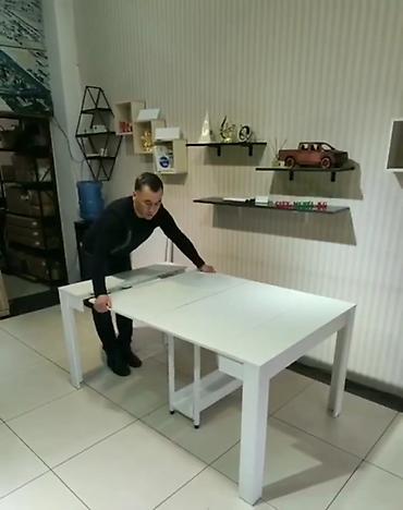 Столы-трансформеры: Стол трансформер "Швейцар 40/77" длина от 48 до 300 см высота — 8