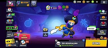 Mühasibat uçotu: Brawl Stars oyunu üçün inkişaf etmiş hesab Xüsusiyyətlər: - Kupa — 1