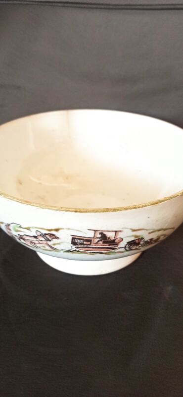 Əntiq qablar: Qədimi mətbəx və dekor kolleksiyası - 3 ədəd şəbəkəli mis/latun qab — 6