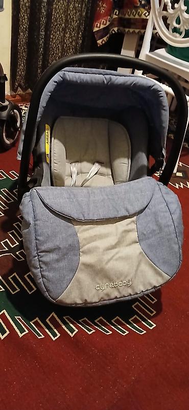 Uşaq dünyası: Cynebaby 3‑ü 1‑də uşaq arabası dəsti - Rəng: mavi/boz - Dəst: şassi + — 4