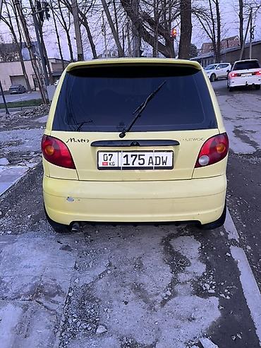Daewoo: Daewoo Matiz: 2008 г., 0.8 л, Автомат, Бензин, Хэтчбэк at lalafo.kg — 7 Daewoo: Daewoo Matiz: 2008 г., 0.8 л, Автомат, Бензин, Хэтчбэк — 7
