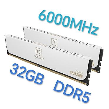 ram ddr 3 msi: T-Create Expert DDR5 White 32GB (2x16GB) 6000MHz Kit ✅ Model — 1
