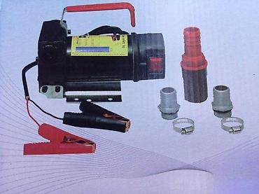 Ostali električni alati: Prenosna 12V pumpa za gorivo/ulje sa auto-kleštima - Napajanje: 12 V — 1