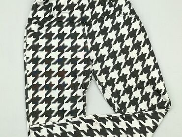 spodnie dresy damskie zalando: Material trousers, S (EU 36), condition - Good