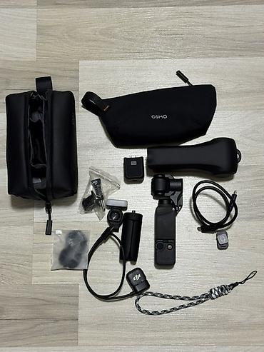 DJI Osmo Pocket creator combo (stabilizatorlu mini kamera) – tam dəst