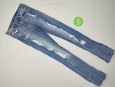 hermeski klapki: H&M, Jeansy damskie, rozmiar S — 2