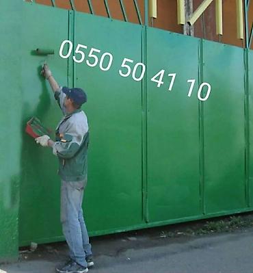 Листы для дверей: КРАСИМ ВОРОТА навесы детские площадки Красим ворота - после — 21