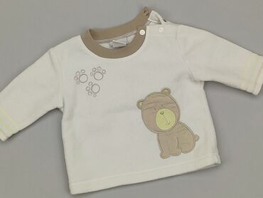 sweterek na szydełku dla niemowlaka: Sweatshirt, 0-3 months, condition - Good