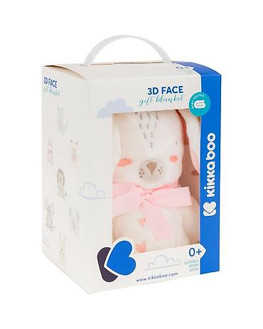 delta home: KikkaBoo Baby ćebence sa 3D vezom 75x100 – Rabbits in Love (šifra — 1
