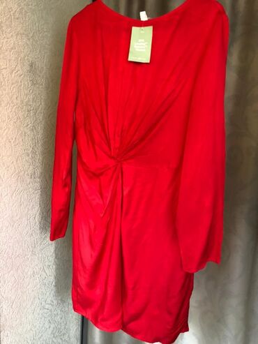 kvartira 2 h komn: Платье красный шёлк H&M 
Размер Xs - подойдёт на s (новое)