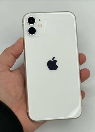 Apple iPhone: IPhone 11, Б/у, 64 ГБ, Белый, 77 %