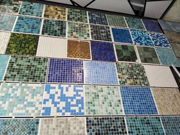 metbex ucun kafel metlax: Mozaik kafel kolleksiyası - Material: şüşə və keramika mozaik