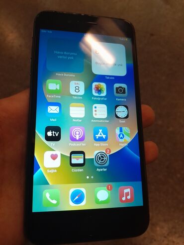 ikinci el soyducular: IPhone 8 Plus, 64 GB, Jet Black