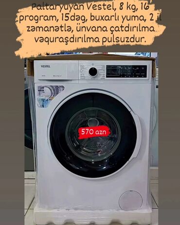 Paltaryuyan maşınlar: Paltaryuyan maşın 6 kq, Yeni, Pulsuz çatdırılma — 14