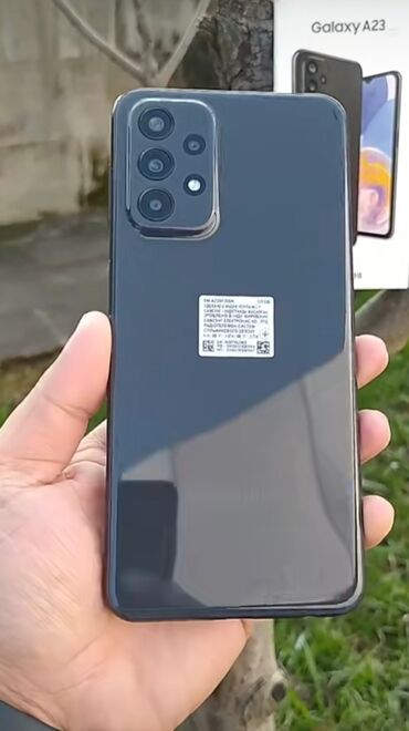 ssd ikinci el: Samsung Galaxy A23 5G, 128 ГБ, цвет - Серый, Отпечаток пальца, Две SIM карты