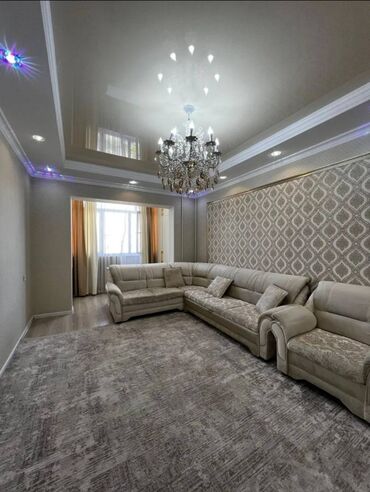 эмарк жибек жолу: 3 комнаты, 60 м², 106 серия, 8 этаж, Евроремонт