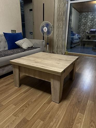 tek divan: Kvadrat masa, Transformer, Təkərsiz, Teksturalı laminat — 1