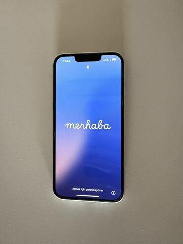 nur line: IPhone 13, 128 GB, Ağ, Face ID
