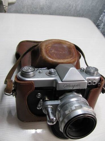 Антиквариат: Продаю коллекционный,советский, зеркальный фотоаппарат "Старт" 1962 — 8