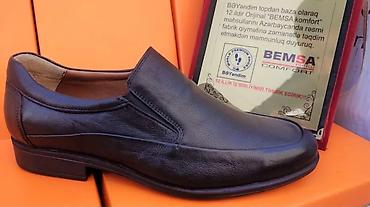 Ayaqqabılar: Məhsul: Kişi ayaqqabıları – klassik və gündəlik modellər - Rəng: qara — 34