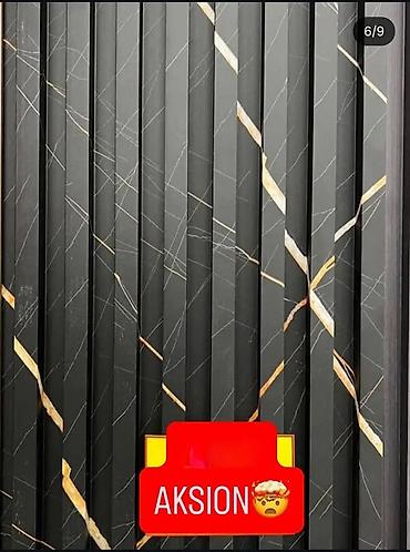 Tapete: 3D PVC zidne lamelne obloge – dekorativni paneli - Dimenzije panela — 3