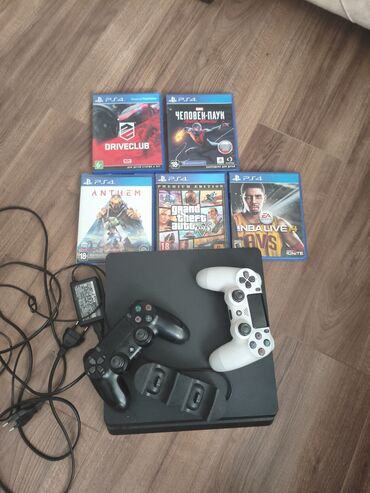 sumqayitda islenmis soyuducular: ƏLA VƏZYƏTDƏ PS4 SİLİM 1 TB ÜMÜMİ 7 OYUNLU QƏSƏY OYUNARI VAR 2 PULT