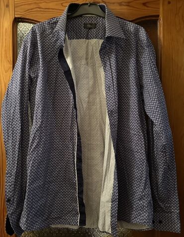 yaz koynekleri: Мужская рубашка, 2XL (EU 44), цвет - Синий