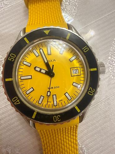 unisex: Doxa saat. Dubaydan alınıb. 5500aed. Pasportu ve qutusu yoxdur. Unisex — 1