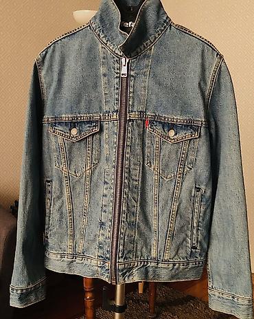 джинсовая куртка с мехом levis: Джинсовая куртка, Классическая модель, Осень-весна, S — 2