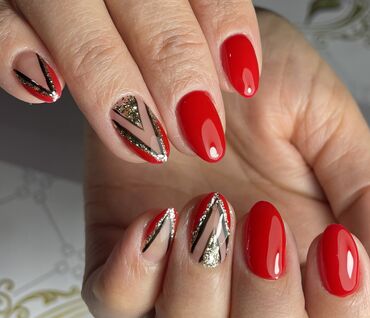 Маникюр, педикюр: Выравнивание, Гель лак, шеллак, Дизайн, Маникюр, Педикюр, Консультация — 19