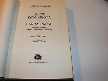 hari: Život don kihota i sanča migel de unamuno1969 kulturatvrd povez 18 — 3