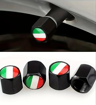spica ruma: Ukrasni set nalepnica – Italijanska zastava (trikolore) za moto/auto — 9
