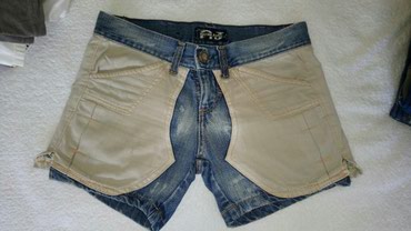 bež pantalone: XS (EU 34), Cotton, color - Beige