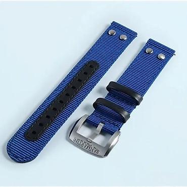 Dodaci za satove: San Martin BD0003 narukvica za sat - Plava Opis: Model: BD0003 — 2