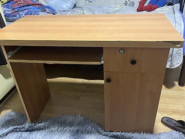 Düz masa, Siyirməli, Teksturalı laminat, Zəmanətsiz