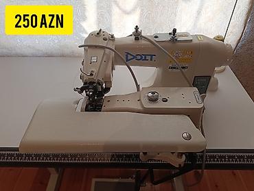 s 250: DOIT sənaye tikiş maşınları dəsti 1) DOIT Interlock (örtük tikişi) — 2
