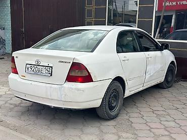 corolla runx: Toyota Corolla: 2002 г., 1.5 л, Автомат, Бензин, Седан — 4
