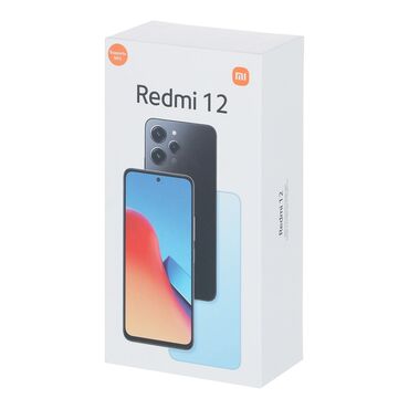 Redmi: Redmi, Redmi 12, Б/у, 128 ГБ, цвет - Голубой, 1 SIM, 2 SIM