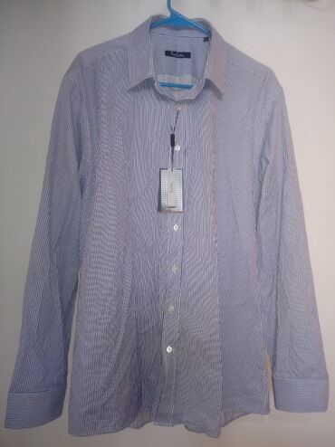 рабочие одежды: Эркектердин көйнөгү, XL (EU 42), Pierre Cardin, Жаңы, түсү - Көгүлтүр, Өзү алып кетүү