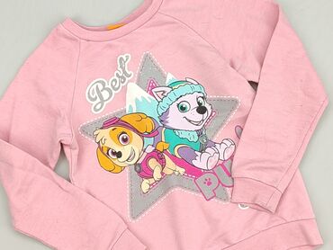 bluzka na 4 urodziny: Bluza, Nickelodeon, 5-6 lat, 110-116 cm, stan - Dobry