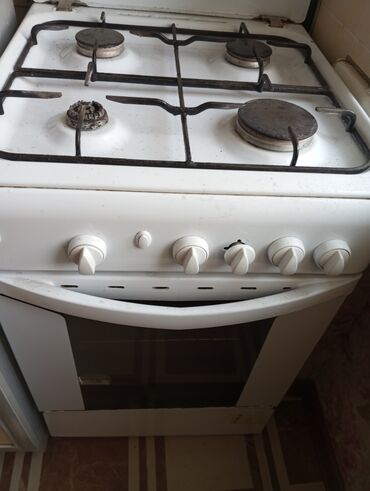 электронный плитка: Indesit, Газ, Механикалык, Полго орнотулма, Толук төлөө
