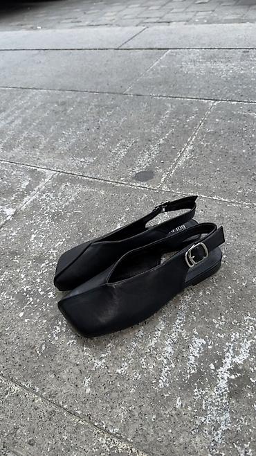 carlo colucci: Boldini qadın ayaqqabısı – kəmərli slingback balet/pumps - Dizayn: Ucu — 5