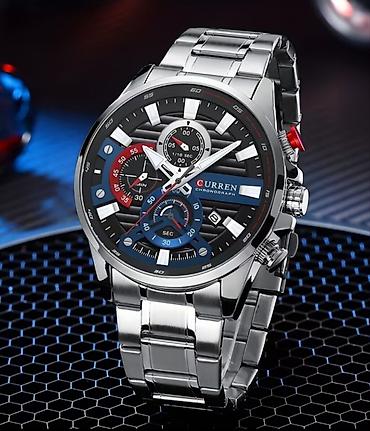 Aksesuarlar: Curren Chronograph kişi qol saatı - Brend: Curren - Funksiyalar — 1
