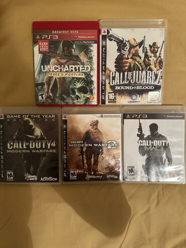 xbox 360 freeboot: Playstation 3 üçün Uncharted Drakes Fortune - 15 azn Call of Juarez